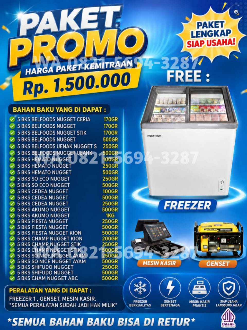 Paket Promo Rp 1.500.000